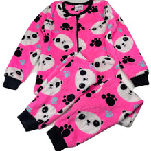 Load image into Gallery viewer, Girls Mango, soft fleece sleepsuit / pyjamas, EUC, size 8,  