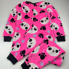 Load image into Gallery viewer, Girls Mango, soft fleece sleepsuit / pyjamas, EUC, size 8,  