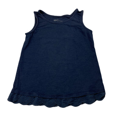 Girls Anko, blue cotton summer top, FUC, size 7,  