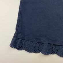 Load image into Gallery viewer, Girls Anko, blue cotton summer top, FUC, size 7,  