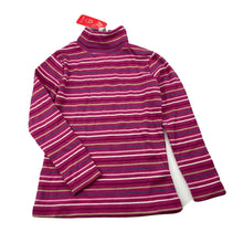 Load image into Gallery viewer, Girls Target, striped stretchy roll neck top / skivvy, NEW, size 4,  