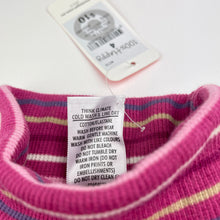 Load image into Gallery viewer, Girls Target, striped stretchy roll neck top / skivvy, NEW, size 4,  