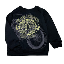 Load image into Gallery viewer, Boys H&amp;T, fleece lined sweater / jumper, motorbike, NEW, size 6,  