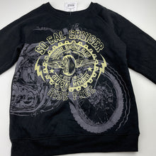 Load image into Gallery viewer, Boys H&amp;T, fleece lined sweater / jumper, motorbike, NEW, size 6,  
