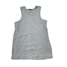 Load image into Gallery viewer, Boys L&amp;D, grey marle stretchy singlet top, GUC, size 6-8,  