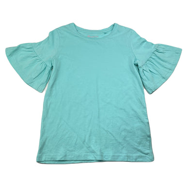 Girls B Collection, blue cotton top, EUC, size 6,  