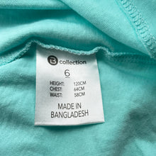 Load image into Gallery viewer, Girls B Collection, blue cotton top, EUC, size 6,  