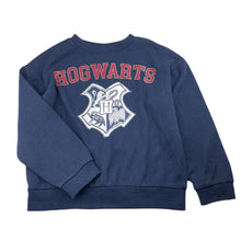 Load image into Gallery viewer, unisex Harry Potter, Hogwarts fleece lined sweater  jumper, wash fade, FUC, size 10,  