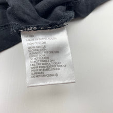 Load image into Gallery viewer, Girls JUSTIN BIEBER, black cotton t-shirt / top, EUC, size 8,  