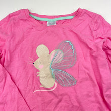 Load image into Gallery viewer, Girls Target, cotton long sleeve tee / top, light mark lower front, FUC, size 5,  