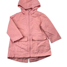 Load image into Gallery viewer, Girls H&amp;T, pink lightweight hooded jacket / coat, EUC, size 2,  