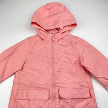 Load image into Gallery viewer, Girls H&amp;T, pink lightweight hooded jacket / coat, EUC, size 2,  