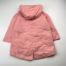 Load image into Gallery viewer, Girls H&amp;T, pink lightweight hooded jacket / coat, EUC, size 2,  