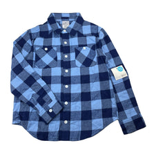 Load image into Gallery viewer, Boys Mix Kids, checked flannel cotton long sleeve shirt, NEW, size 7,  