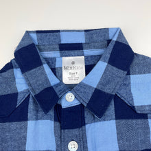 Load image into Gallery viewer, Boys Mix Kids, checked flannel cotton long sleeve shirt, NEW, size 7,  