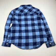Load image into Gallery viewer, Boys Mix Kids, checked flannel cotton long sleeve shirt, NEW, size 7,  