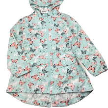 Load image into Gallery viewer, Girls H&amp;T, lightweight spray jacket, butterflies, NEW, size 4,  