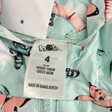 Load image into Gallery viewer, Girls H&amp;T, lightweight spray jacket, butterflies, NEW, size 4,  