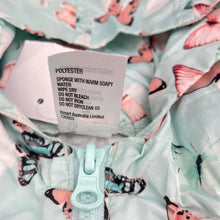 Load image into Gallery viewer, Girls H&amp;T, lightweight spray jacket, butterflies, NEW, size 4,  