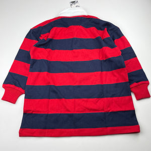 Boys Jnr George Gregan, vintage Rugby World Cup 2003 long sleeve polo, NEW, size 6,  