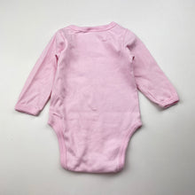 Load image into Gallery viewer, Girls Rupert &amp; Jane, pink cotton bodysuit / romper, owl, EUC, size 000-00,  