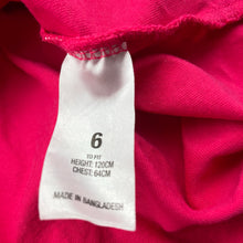 Load image into Gallery viewer, Girls H&amp;T, cotton casual dress, hearts, FUC, size 6, L: 58cm
