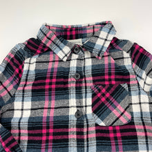 Load image into Gallery viewer, Girls Emerson, checked cotton shirt, L: 40cm, GUC, size 2,  