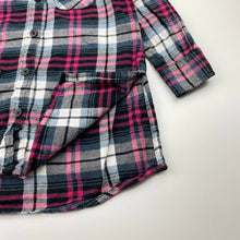 Load image into Gallery viewer, Girls Emerson, checked cotton shirt, L: 40cm, GUC, size 2,  