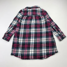 Load image into Gallery viewer, Girls Emerson, checked cotton shirt, L: 40cm, GUC, size 2,  