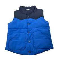 Load image into Gallery viewer, Boys Cotton On, reversible blue/navy puffer vest, GUC, size 4,  