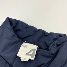 Load image into Gallery viewer, Boys Cotton On, reversible blue/navy puffer vest, GUC, size 4,  