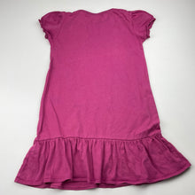 Load image into Gallery viewer, Girls Topolino, pink cotton t-shirt dress, butterflies, FUC, size 5, L: 55cm