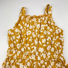 Load image into Gallery viewer, Girls Anko, yellow floral cotton summer playsuit, GUC, size 5,  
