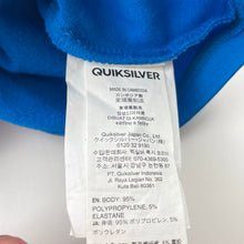 Load image into Gallery viewer, Boys Quiksilver, Heater long sleeve fleece lined rash vest, GUC, size 6,  