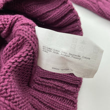 Load image into Gallery viewer, Girls Esprit, cable knit roll neck sweater / jumper, NEW, size 2-3,  