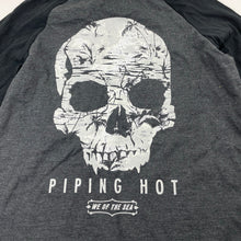 Load image into Gallery viewer, Boys Piping Hot, soft feel long sleeve tee / top, skull, NEW, size 7,  