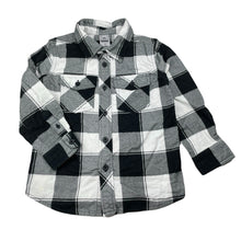 Load image into Gallery viewer, Boys Kids &amp; Co, checked flannel cotton long sleeve shirt, FUC, size 4,  