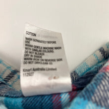 Load image into Gallery viewer, Boys H&amp;T, checked flannel cotton long sleeve shirt, GUC, size 3,  