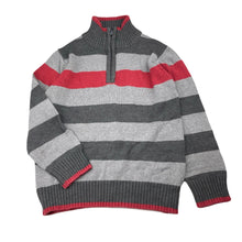 Load image into Gallery viewer, Boys Urban, striped knitted cotton sweater / jumper, EUC, size 6,  