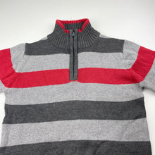 Load image into Gallery viewer, Boys Urban, striped knitted cotton sweater / jumper, EUC, size 6,  