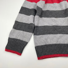 Load image into Gallery viewer, Boys Urban, striped knitted cotton sweater / jumper, EUC, size 6,  