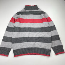 Load image into Gallery viewer, Boys Urban, striped knitted cotton sweater / jumper, EUC, size 6,  