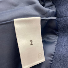 Load image into Gallery viewer, Girls Target, navy hooded duffle coat / jacket, L: 42cm, EUC, size 2,  