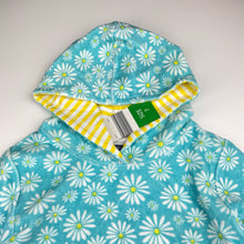 Load image into Gallery viewer, Girls L&amp;D, floral hooded towel top / beach cover, NEW, size 7,  