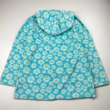 Load image into Gallery viewer, Girls L&amp;D, floral hooded towel top / beach cover, NEW, size 7,  