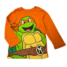 Load image into Gallery viewer, Boys Nickelodeon, TM Ninja Turtles long sleeve tee / top, FUC, size 4,  