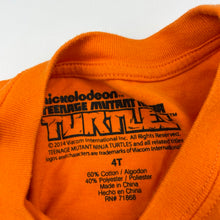 Load image into Gallery viewer, Boys Nickelodeon, TM Ninja Turtles long sleeve tee / top, FUC, size 4,  