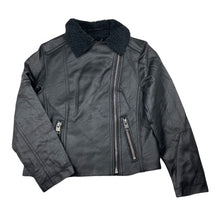 Load image into Gallery viewer, Girls Target, fleece lined faux leather jacket, GUC, size 7,  