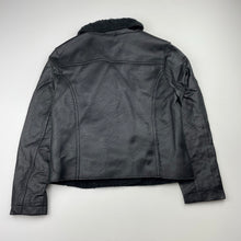 Load image into Gallery viewer, Girls Target, fleece lined faux leather jacket, GUC, size 7,  