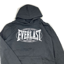 Load image into Gallery viewer, unisex EVERLAST, black fleece lined hoodie sweater, GUC, size 12,  